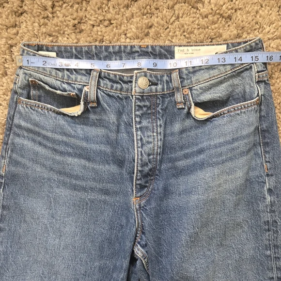 rag & bone Alissa High Rise Barrel Leg Jeans - Picture 8 of 16